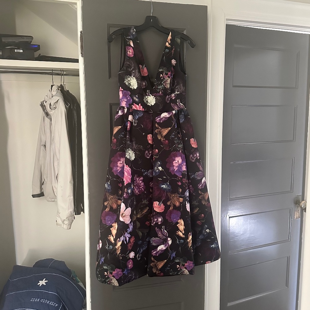 Cynthia Rowley Satin Dress Gown Formal